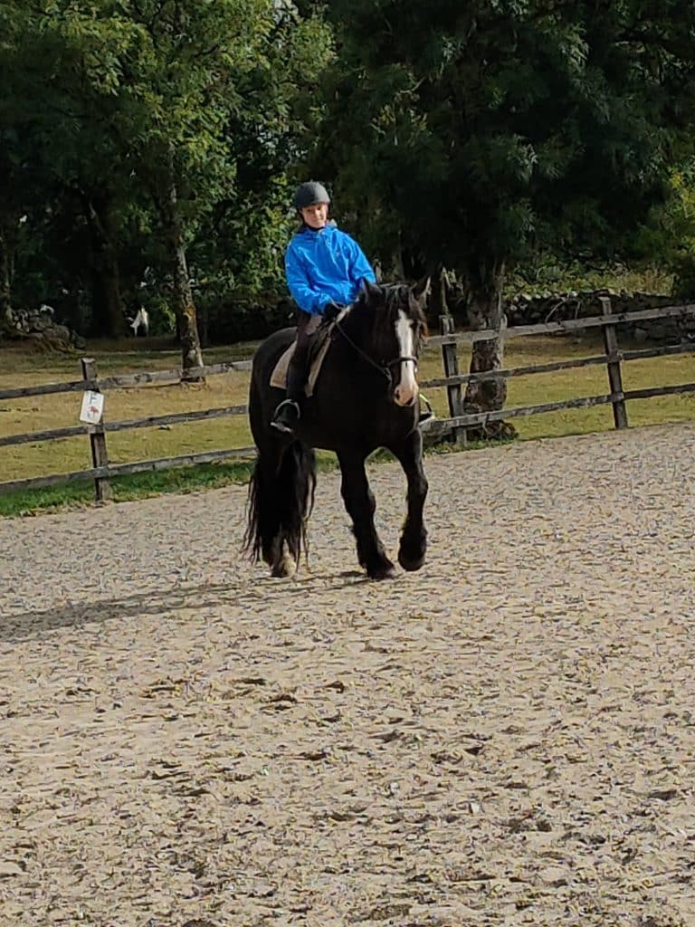 Aline, Horse Riding in Ireland