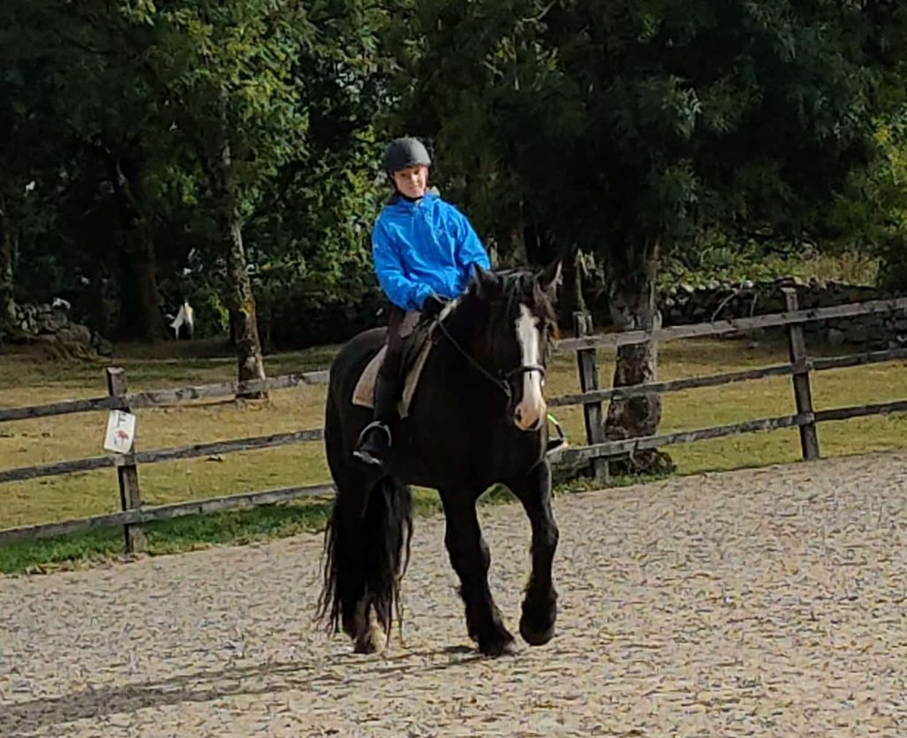 Aline, Horse Riding in Ireland