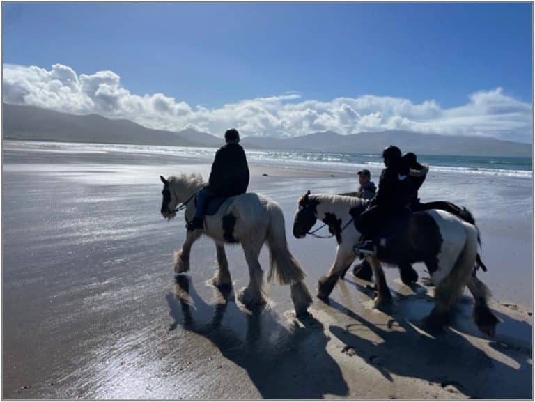 Horse Riding on the beach Irland